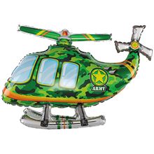 3D Balloon - HELICOPTER GREEN